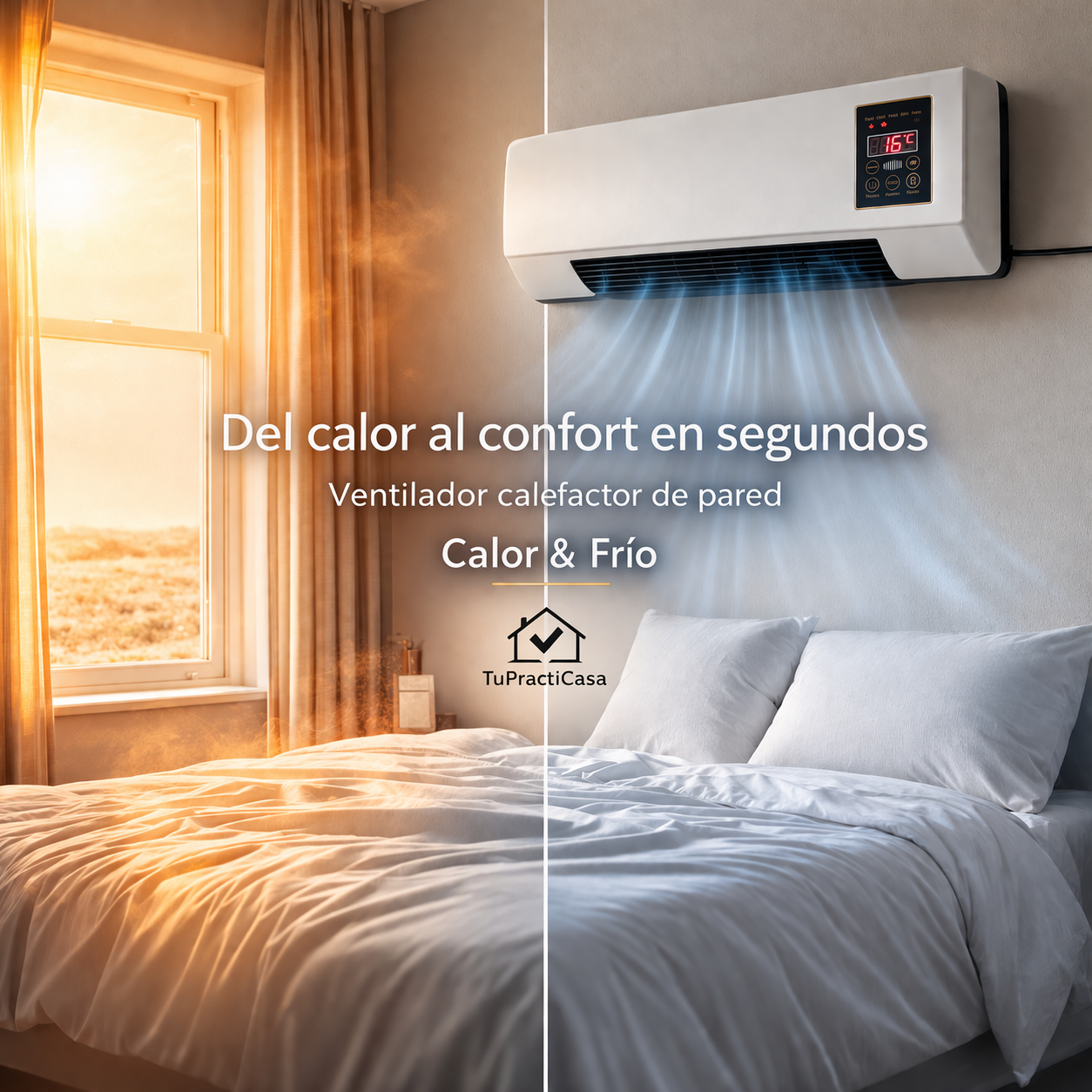 Ventilador / Calefactor de pared