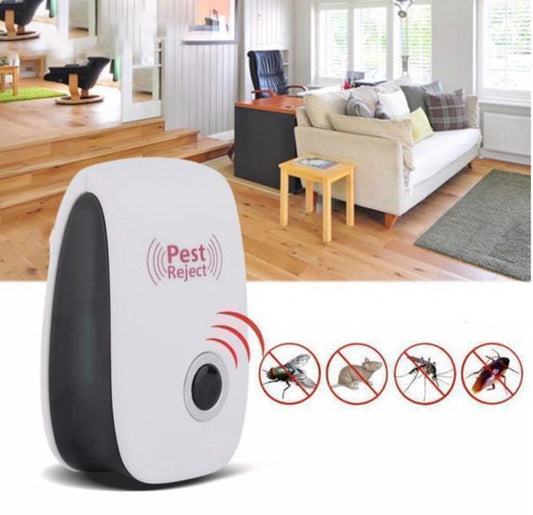 Pest Reject Pro – Repelente Ultrasónico para Insectos y Roedores